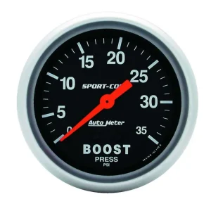 Worldwide Shipping AUTOMETER 2-5/8in Boost 35psi Mech 3404
