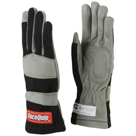 Today Only RACEQUIP Gloves Single Layer Medium Black SFI RQP351003