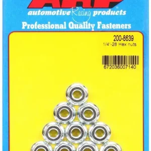 Arp Hex Nuts - 1/4-28 (10)200-8639 Buy Today