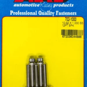 Arp S/S Bolt Kit -12Pt (5Pk) 10-32 X 1.000 702-1000 Limited Time