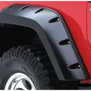 Bushwacker 10046-02 Max Coverage Pocket Style Fender Flares Fits Wrangler (JK) Reduced Price
