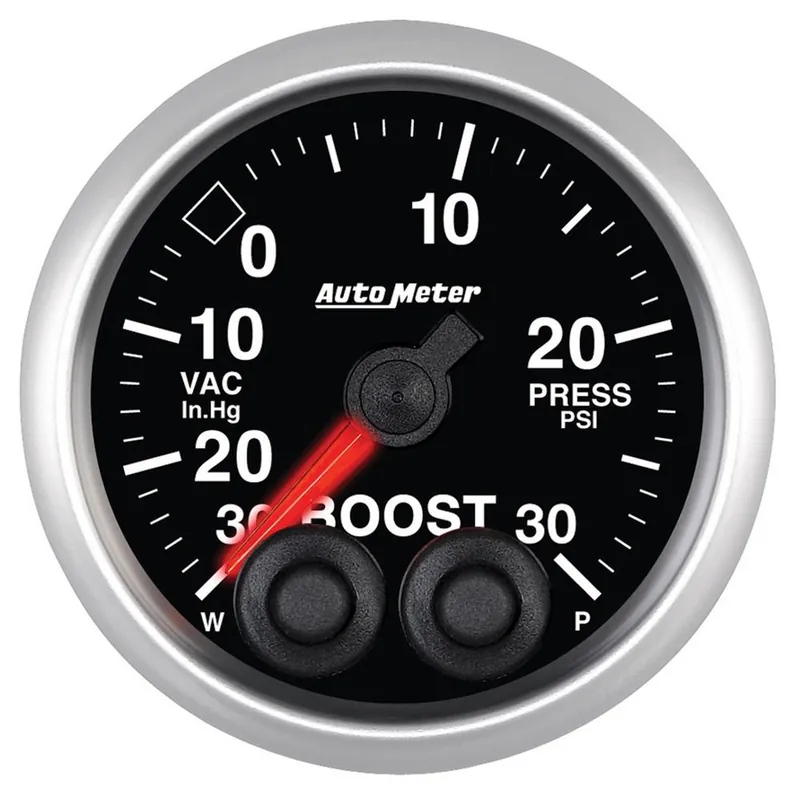 Warranty Included AutoMeter 5677 Elite Series Boost/Vacuum Gauge