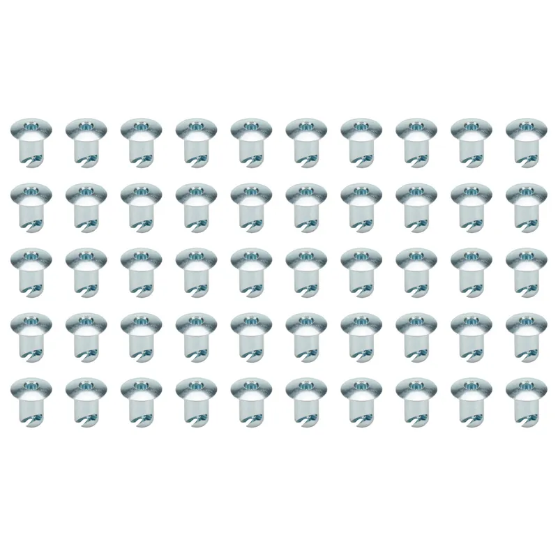 Ti22 Oval Head Steel Quick Turn Fastener - Hex Drive - 7/16 x 0.500 in Body (Set of 50) Crafted