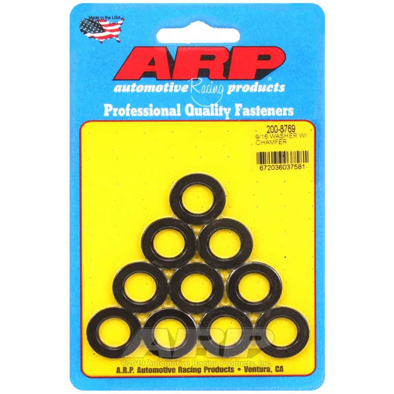 ARP Special Purpose Flat Washer Chamfered 9/16" ID 1.000" OD - 0.120" Thick New Release
