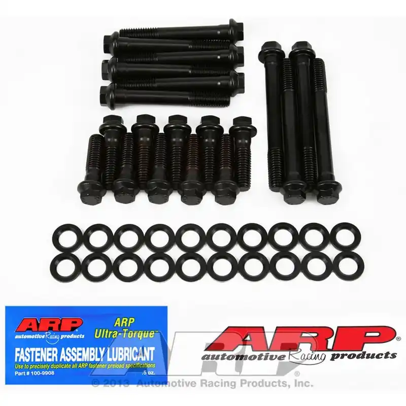 ARP High Performance Series Cylinder Head Bolt Kit - Hex Head - Chromoly - Black Oxide - W-2 / W-2 Econo / Edelbrock RPM - Small Block Mopar New Release