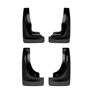 Best Price WeatherTech 21-c jeep grand cherokee no drill mudflaps black front & rear set