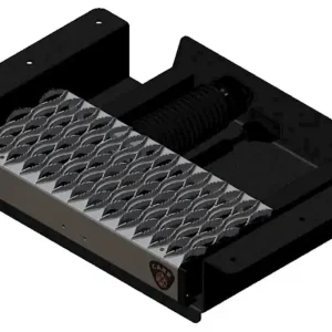 Carr Wts 16in retractable step xp3 blk pwdr coat/galvanized non-slip grip strut Place Order