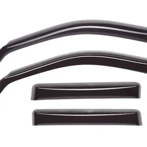 Trending WeatherTech 17-20 elantra front & rear side window deflectors dark smoke