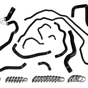 HPS Black Reinforced Silicone Radiator + Heater Hose Kit Coolant for Mazda (57-1511-BLK) Bargain