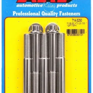 ARP 7/16-20 x 3.250 12pt SS Bolt Kit 5pk 714-3250 Price Drop