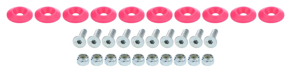Top Pick ALLSTAR PERFORMANCE Countersunk Bolt Kit Pink 10pk ALL18686