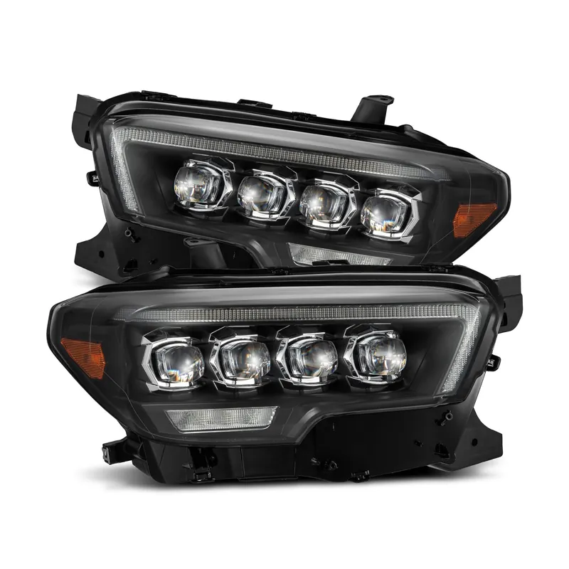 16-23 Toyota Tacoma MK II NOVA-Series LED Projector Headlights Black In Demand