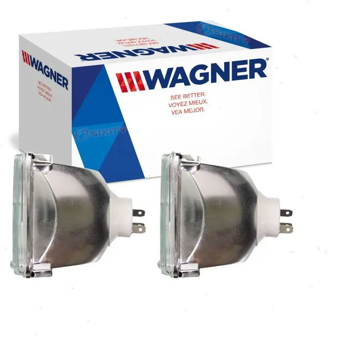 1984-1985 Honda Civic 1.3L 1.5L L4 2 pc Wagner Headlight Bulbs High & Low Beam - Electrical Mega Sale