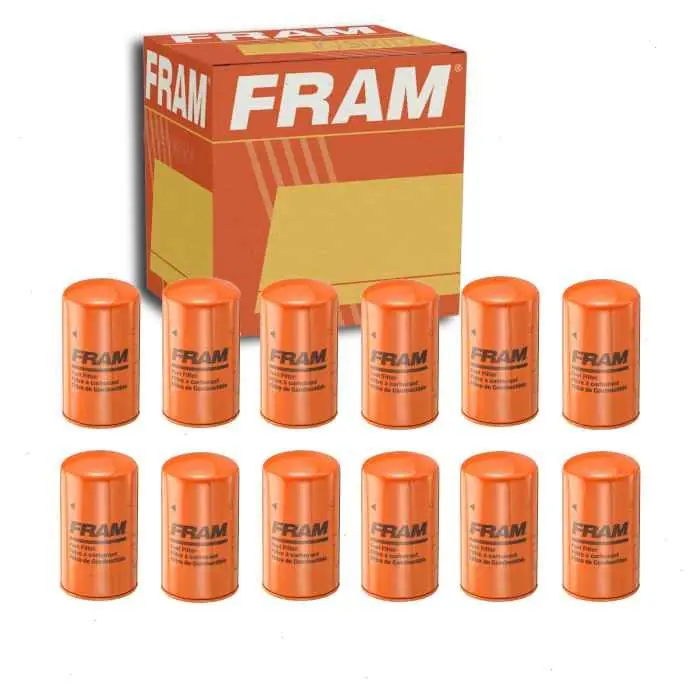 12 pc FRAM P8334 Fuel Filters for 57137 B7335-MPG BF7966 LF16106 RE521548 Gas Pump Line Air Brand New