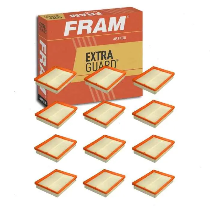 12 pc FRAM Extra Guard CA8766 Air Filters for 171-0493 AF2342 AF25552 PA-417 RS3705 VA-394 Intake In Demand