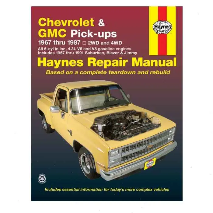 Worldwide Shipping Haynes Repair Manual for 1975-1978 GMC C25 Suburban