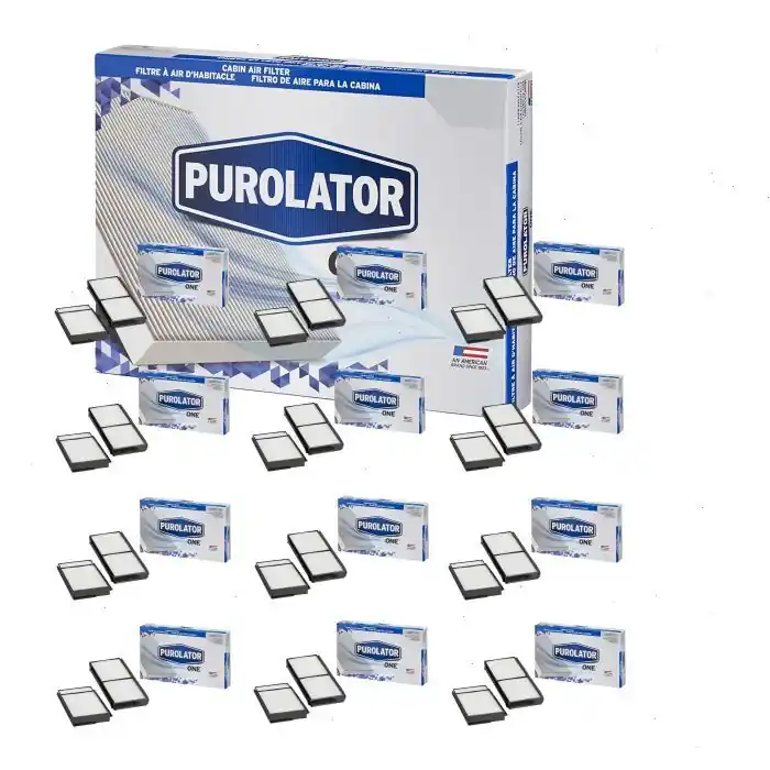 12 pc Purolator ONE C15873 Cabin Air Filters for 861 HVAC Heating Ventilation Air Conditioning Vent Filters Clearance