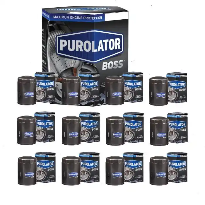 12 pc Purolator BOSS PBL30001 Engine Oil Filters for TGA8039 Oil Change Lubricant Filters Fresh Stock