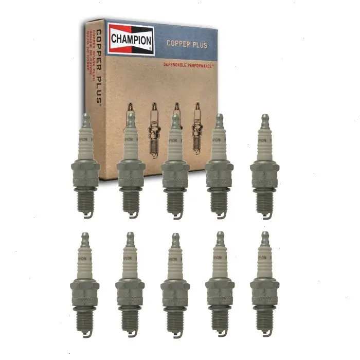 10 pc Champion Copper Plus 917C (N11YC) Spark Plugs for 7832 N11YC Ignition Wire Secondary Affordable