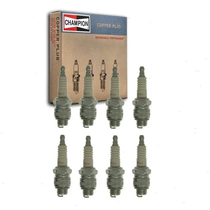 1940 Hudson Deluxe Series 45 4.2L L8 8 pc Champion Copper Plus Spark Plugs - Ignition Wire Fast Shipping