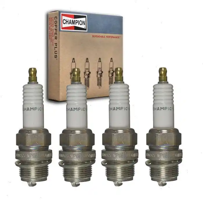 1911 Packard Model NC 4 pc Champion Industrial Spark Plugs - Ignition Wire Secondary Express Delivery