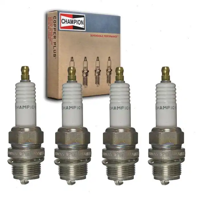 1921-1922 Chevrolet FB 4 pc Champion Industrial Spark Plugs - Ignition Wire Secondary Same Day Shipping