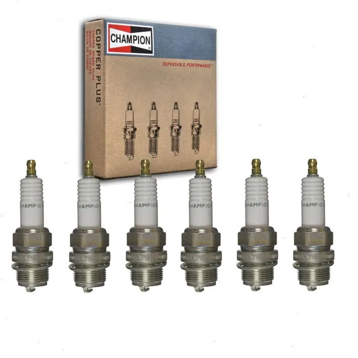 1917-1918 Auburn Model 6-44 6 pc Champion Industrial Spark Plugs - Ignition Wire Secondary Hassle-Free Returns